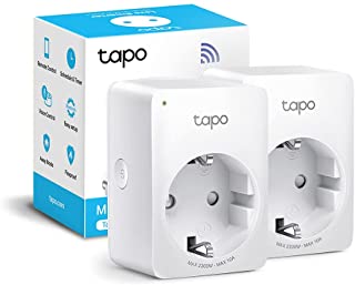 TP-Link Tapo P100 - Smart Socket 2990 W (wireless, Bluetooth/Wi-Fi, 802.11b, 802.11g, Wi-Fi 4 (802.11n), interno, stato) Bianco