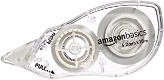 Amazon Basics - Correttore a nastro, 4,2 mm x 10 m, confezione da 10