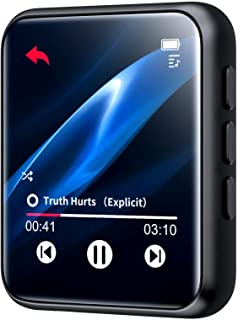 Lettore MP3 con Bluetooth 5.0, Lettori MP3 de Full Touch Schermo, 16 GB Lossless HiFi Sound Lettore di musica con Altoparlante, FM Radio, Registratore