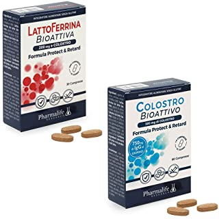Kit Difese Immunitarie - Lattoferrina da 30 capsule + Colostro da 60 capsule Pharmalife