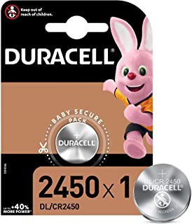 Duracell CR2016/DL/CR2450 Batteria Bottone Litio 3V, Progettate per l'Uso su Chiavi con Sensore Magnetico, Bilance, Elementi Indossabili, Dispositivi