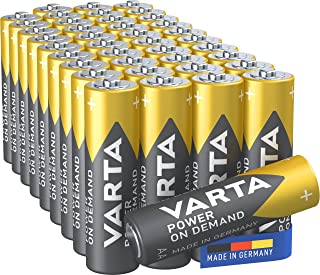 VARTA Power on Demand Batterie AA Mignon (pacco scorta da 40 in confezione - smart, flessibili e potenti - peres. per accessori PC, dispositivi di dom