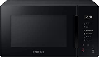 Samsung MG23T5018AK Forno Microonde, 23 Litri, 1100 W, Cottura Automatica e Home Dessert, Glass Design, Nero