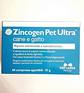 ZINCOGEN PET ULTRA 60 cpr - Migliora le difese immunitarie e ripristina le carenze di zinco di cani e gatti