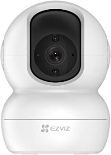 EZVIZ TY2 FHD 1080P Rotativa PTZ 360.Visione Notturna Tracking Intelligente Compatibile con Alexa, bianco
