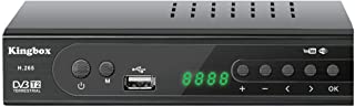 DVB-T2 Decoder Digitale Terrestre, Ricevitore Digitale Terrestre HDMI SCART Full HD 1080P H265 HEVC Main 10 Bit Riceve Tutti I Canali Gratuiti, Suppor