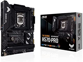 ASUS TUF GAMING H570-PRO - Scheda madre ATX (Intel H570 LGA 1200 con 8 + 1 Phase VRM, PCIe 4.0, tre slot M.2, Realtek 2.5 GB Ethernet, USB 3.2 Gen. 2