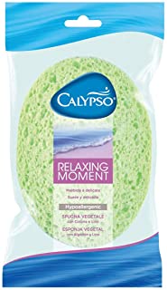 Spontex Calypso, Relaxing Moment, Spugna Vegetale Con Cotone E Lino, Morbida E Delicata, Confezione Da Pezzo, Colori Assortiti Pastello
