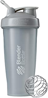 BlenderBottle Classic Loop Shaker Per Frullati Di Proteine, Pebble Grigio, 700 ml