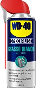 WD-40 Specialist Grasso Bianco al Litio Spray con Sistema Doppia Posizione, 400 ml
