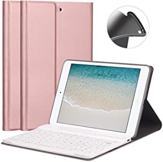 GOOJODOQ Custodia per Tastiera Mini 1/2/3 per iPad 7.9"[Aggiornamento] Cover per TPU Posteriore Morbida con Tastiera Bluetooth Wireless Magnetica Rimo