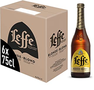 Leffe Blonde, Birra Bottiglia - Pacco da 6x75cl