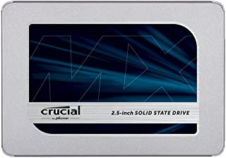 Crucial MX500 1TB CT1000MX500SSD1 SSD Interno-fino a 560 MB/s, 3D NAND, SATA, 2.5 Pollici, Metallico